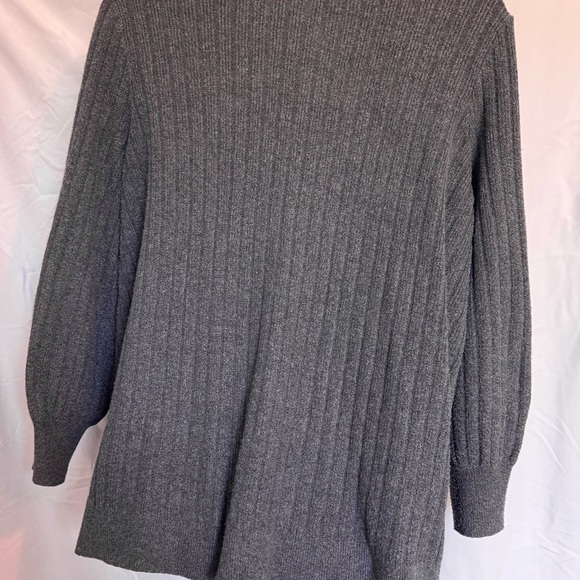 Lane Bryant plus size Open Front Cardigan Sweater. Charcoal Gray. Size 26/28. - Picture 3 of 8